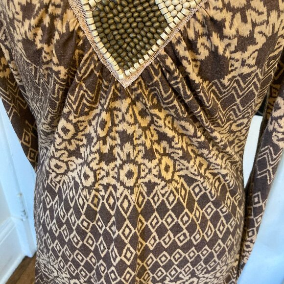 121 Testament Beaded Neckline Top Size L - Picture 3 of 15